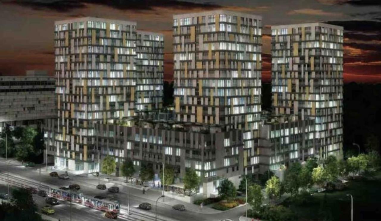 Residence Garden Tower S Balkonem, Garaz 布拉格 外观 照片